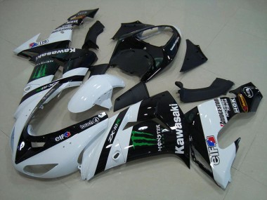 Kawasaki ZX10R 2006-2007 Verkleidungen - Weiß Monster Verkauf