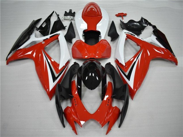 Suzuki GSXR 600 / 750 K6 2006-2007 Vollverkleidung - Rot Schwarz Verkauf