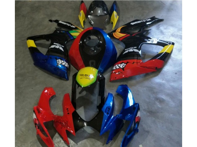 Suzuki GSXR 600 / 750 K6 2006-2007 Verkleidungen - Rot Blau Verkauf