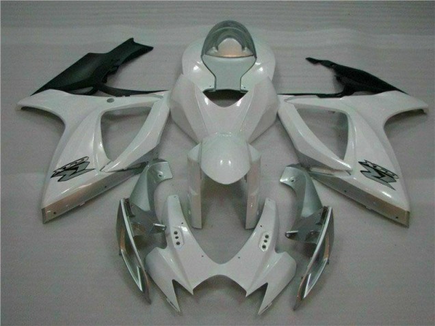 Suzuki GSXR 600 / 750 K6 2006-2007 Verkleidungen & Plastik - Weiß Silber Verkauf