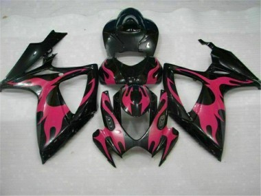 Suzuki GSXR 600 / 750 K6 2006-2007 Motorrad Verkleidungen - Schwarz Verkauf