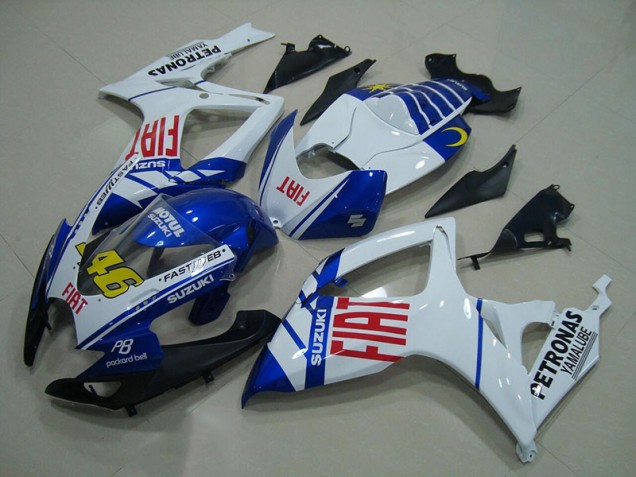Suzuki GSXR 750 K6 2006-2007 Verkleidungen - Blau Weiß Fiat 46 Verkauf