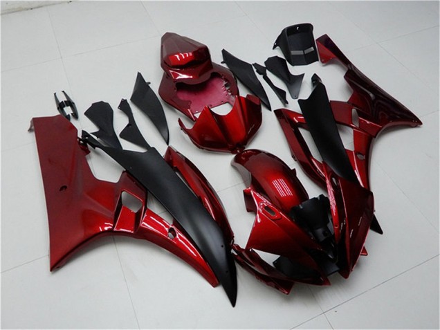 Yamaha R6 2006-2007 Verkleidung - Rot Schwarz Verkauf