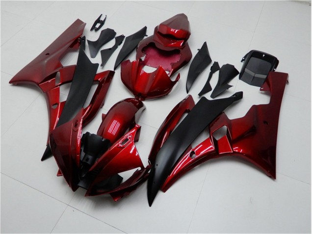 Yamaha R6 2006-2007 Verkleidung - Rot Schwarz Verkauf
