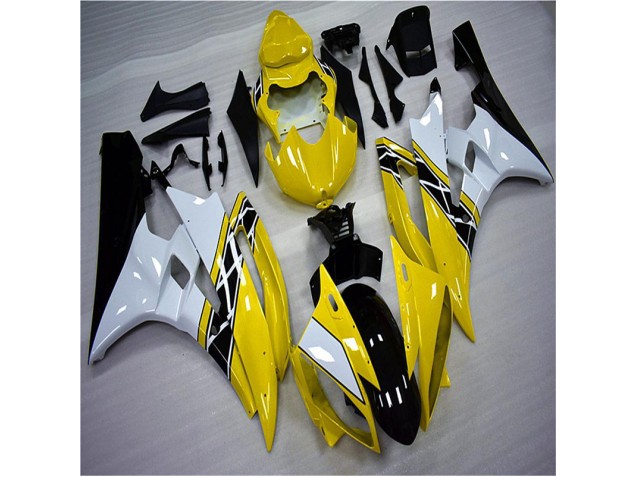 Yamaha R6 2006-2007 Verkleidungen - Gelb Weiß Schwarz Verkauf Yamaha R6 2006-2007 Verkleidungen - Gelb Weiß Schwarz Verkauf