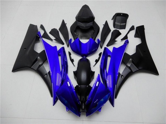 Yamaha R6 2006-2007 Verkleidungen Komplett Sets - Blau Schwarz Verkauf