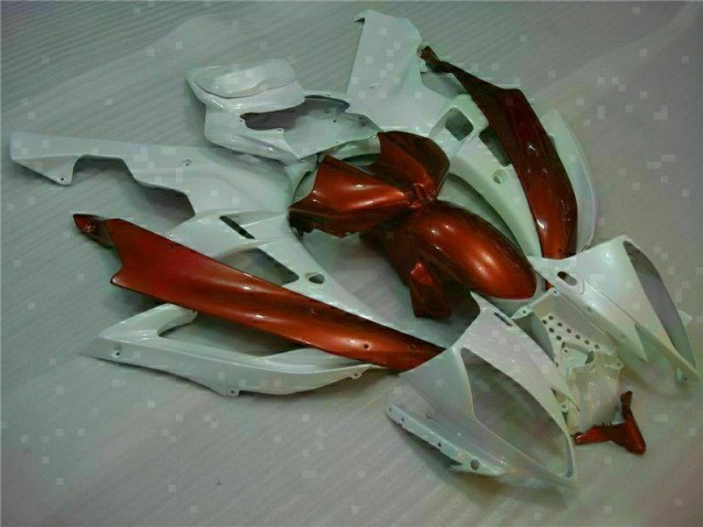 Yamaha R6 2006-2007 Verkleidungen - Weiß Braun Verkauf Yamaha R6 2006-2007 Verkleidungen - Weiß Braun Verkauf