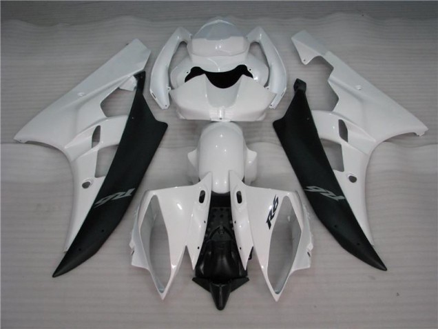 Yamaha R6 2006-2007 Verkleidungen - Weiß Schwarz Verkauf Yamaha R6 2006-2007 Verkleidungen - Weiß Schwarz Verkauf