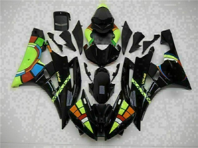 Yamaha R6 2006-2007 Vollverkleidung - Schwarz Verkauf Yamaha R6 2006-2007 Vollverkleidung - Schwarz Verkauf