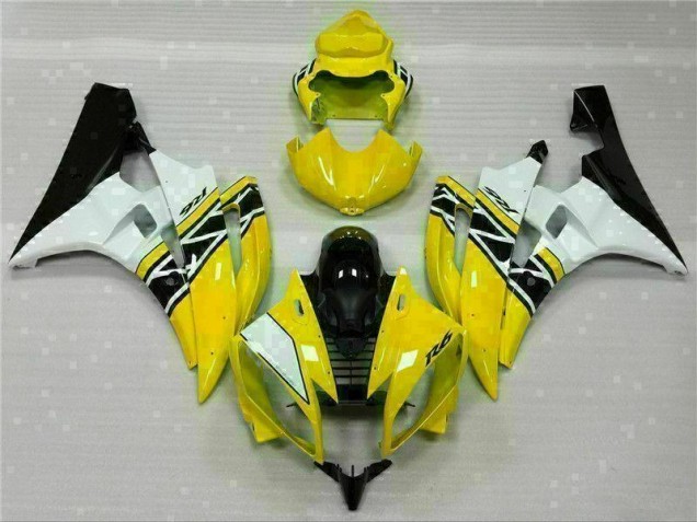 Yamaha R6 2006-2007 Verkleidung - Gelb Weiß Schwarz Verkauf Yamaha R6 2006-2007 Verkleidung - Gelb Weiß Schwarz Verkauf
