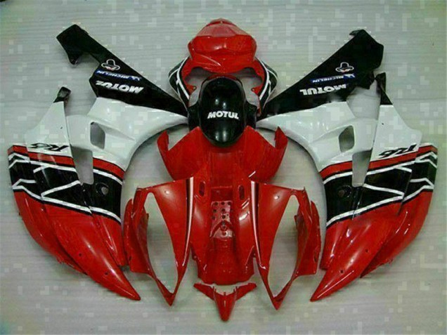 Yamaha R6 2006-2007 Motorrad Verkleidung - Rot Weiß Verkauf Yamaha R6 2006-2007 Motorrad Verkleidung - Rot Weiß Verkauf
