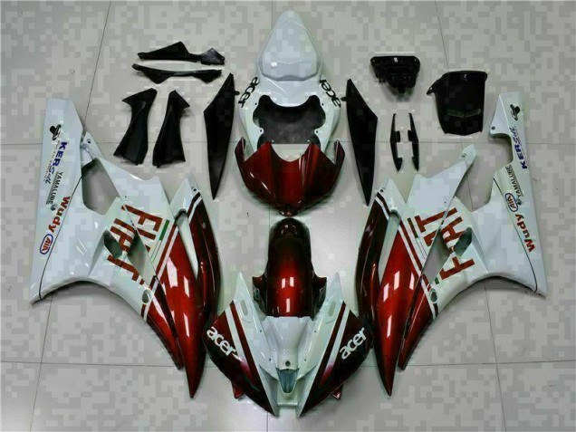Yamaha R6 2006-2007 Verkleidungen - Braun Weiß Verkauf Yamaha R6 2006-2007 Verkleidungen - Braun Weiß Verkauf