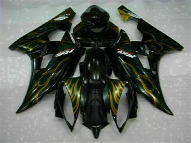Yamaha R6 2006-2007 Verkleidungen - Schwarz Verkauf