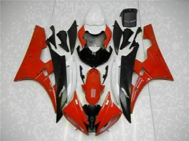 Yamaha R6 2006-2007 Verkleidungen - Rot Schwarz Verkauf