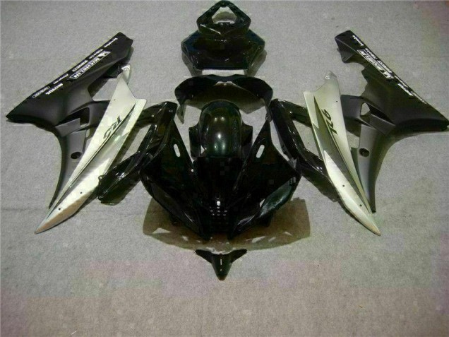 Yamaha R6 2006-2007 Vollverkleidung - Silber Schwarz Verkauf