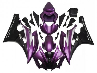 Yamaha R6 2006-2007 Verkleidungen - Lila Schwarz Verkauf