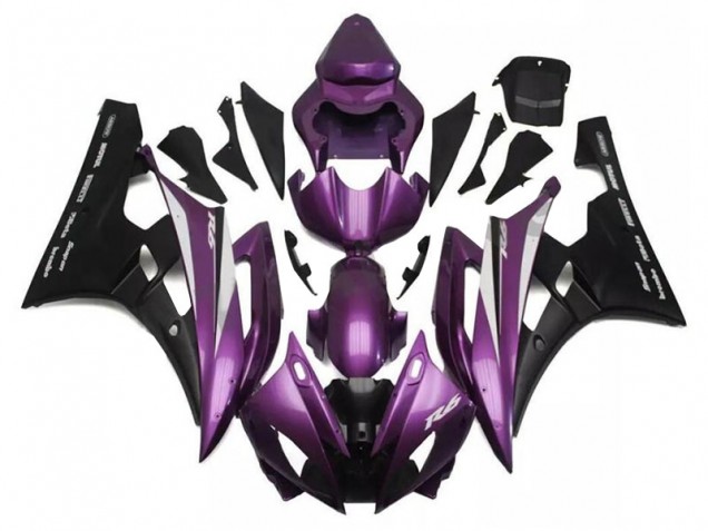 Yamaha R6 2006-2007 Verkleidungen - Lila Schwarz Verkauf Yamaha R6 2006-2007 Verkleidungen - Lila Schwarz Verkauf