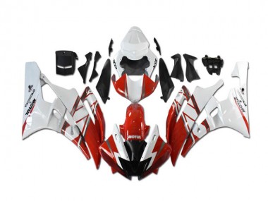 Yamaha R6 2006-2007 Verkleidungen Komplett Sets - Rot Weiß Verkauf