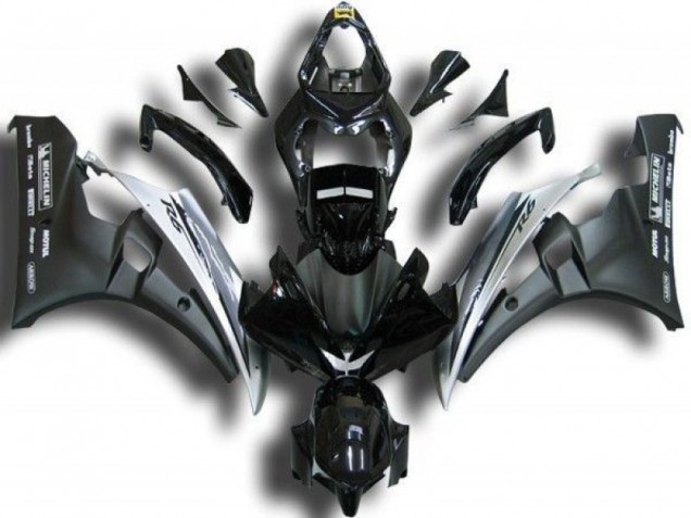 Yamaha R6 2006-2007 Verkleidungen - Schwarz Weiß Verkauf Yamaha R6 2006-2007 Verkleidungen - Schwarz Weiß Verkauf