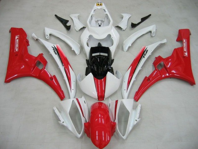 Yamaha R6 2006-2007 Verkleidungen - Weiß Rot Michelin Verkauf Yamaha R6 2006-2007 Verkleidungen - Weiß Rot Michelin Verkauf