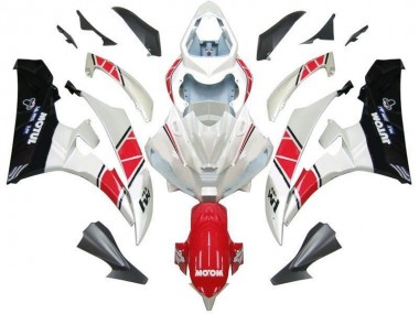 Yamaha R6 2006-2007 Verkleidungen - Weiß Rot Schwarz Verkauf