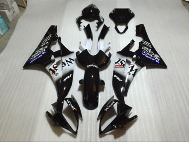 Yamaha R6 2006-2007 Verkleidungen - Glänzend Schwarz Verkauf