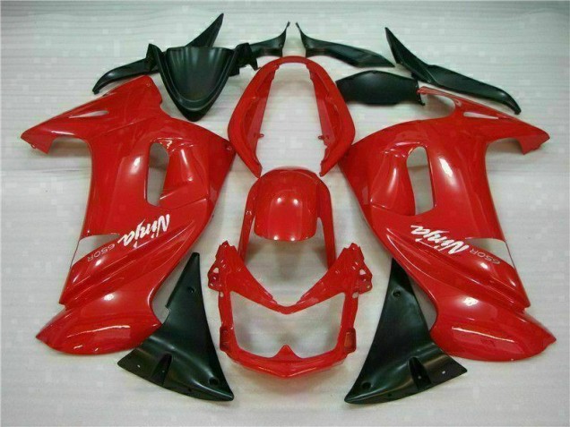 Kawasaki EX650 2006-2008 Verkleidungen - Glänzend Rot Verkauf Kawasaki EX650 2006-2008 Verkleidungen - Glänzend Rot Verkauf