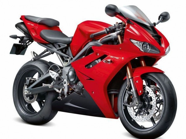 Triumph Daytona 675 Triple 2006-2008 Verkleidungen - Rot Schwarz Verkauf