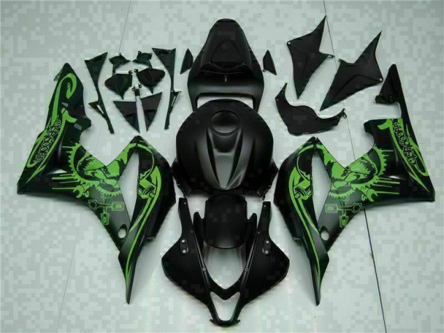 Honda CBR 600 RR 2007-2008 Verkleidungen - Schwarz Grün Verkauf Honda CBR 600 RR 2007-2008 Verkleidungen - Schwarz Grün Verkauf