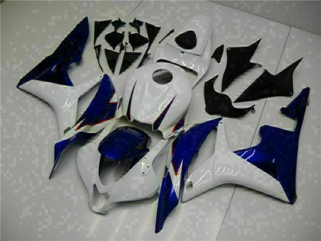 Honda CBR 600 RR 2007-2008 Verkleidungen - Weiß Blau Verkauf Honda CBR 600 RR 2007-2008 Verkleidungen - Weiß Blau Verkauf