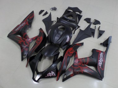 Honda CBR 600 RR 2007-2008 Verkleidungen - Schwarz Rot Verkauf