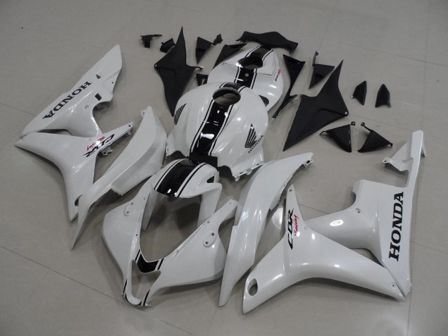 Honda CBR 600 RR 2007-2008 Verkleidungen - Perl Weiß mit schwarzen Streifen Verkauf