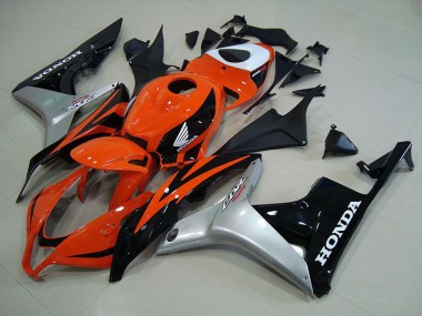 Honda CBR 600 RR 2007-2008 Verkleidungen - Orange Silber Schwarz Verkauf
