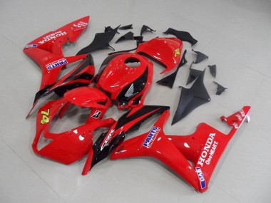 Honda CBR 600 RR 2007-2008 Verkleidungen - Rot Schwarz Rennen Verkauf