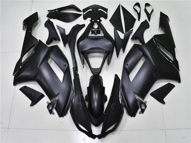 Kawasaki ZX6R 2007-2008 Verkleidungen - Matt Schwarz Verkauf