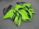 Kawasaki ZX6R 2007-2008 Verkleidungen - Grün Schwarz Verkauf