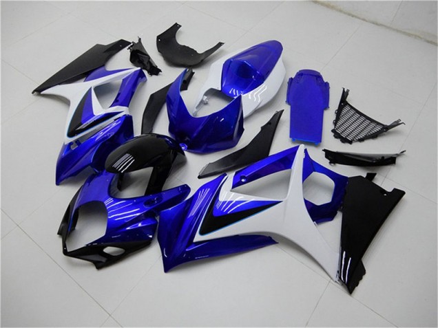 Suzuki GSXR 1000 K7 2007-2008 Verkleidungen - Blau Weiß Schwarz Verkauf Suzuki GSXR 1000 K7 2007-2008 Verkleidungen - Blau Weiß Schwarz Verkauf