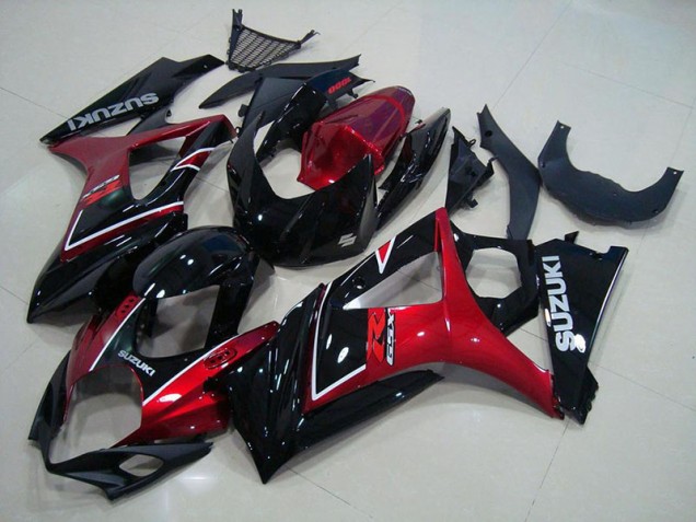 Suzuki GSXR 1000 K7 2007-2008 Verkleidungen - Rot Schwarz Verkauf Suzuki GSXR 1000 K7 2007-2008 Verkleidungen - Rot Schwarz Verkauf
