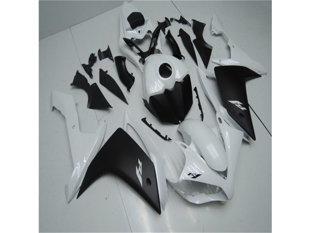 Yamaha R1 2007-2008 Verkleidungen - Weiß Schwarz Verkauf Yamaha R1 2007-2008 Verkleidungen - Weiß Schwarz Verkauf