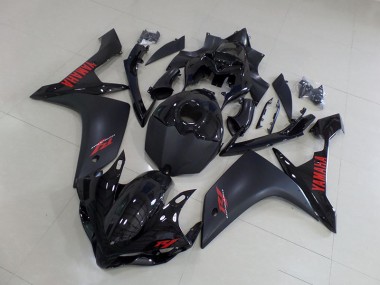 Yamaha R1 2007-2008 Verkleidungen - Matt Schwarz Rot Verkauf
