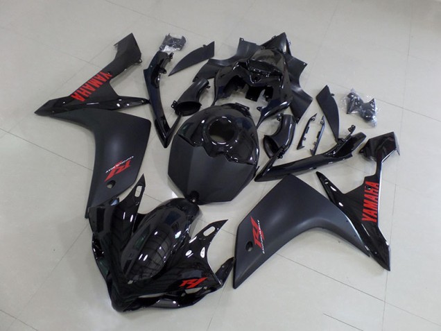 Yamaha R1 2007-2008 Verkleidungen - Matt Schwarz Rot Verkauf Yamaha R1 2007-2008 Verkleidungen - Matt Schwarz Rot Verkauf