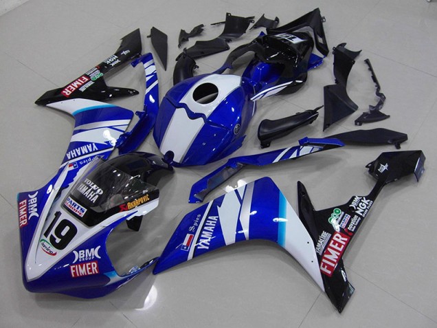 Yamaha R1 2007-2008 Verkleidungen - Weiß Blau Verkauf Yamaha R1 2007-2008 Verkleidungen - Weiß Blau Verkauf