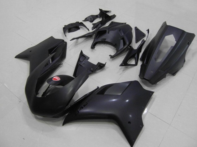 Ducati 848 1098 1198 2007-2014 Verkleidungen - Matt Schwarze Renn Version Verkauf Ducati 848 1098 1198 2007-2014 Verkleidungen - Matt Schwarze Renn Version Verkauf