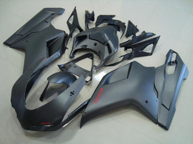 Ducati 848 1098 1198 2007-2014 Verkleidungen - Matt Schwarz Verkauf