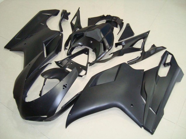 Ducati 848 1098 1198 2007-2014 Verkleidungen - Matt Schwarz Ohne Aufkleber Verkauf
