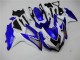 Suzuki GSXR 600 / 750 K8 2008-2010 Verkleidungen - Weiß Blau Verkauf