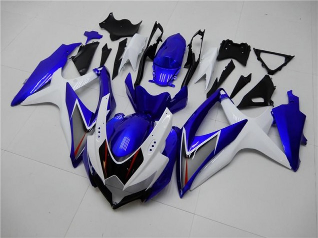 Suzuki GSXR 600 / 750 K8 2008-2010 Verkleidungen - Weiß Blau Verkauf