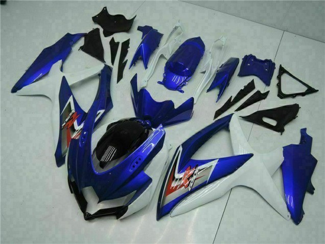 Suzuki GSXR 600 / 750 K8 2008-2010 VollVerkleidungen & Plastik - Blau Weiß Verkauf