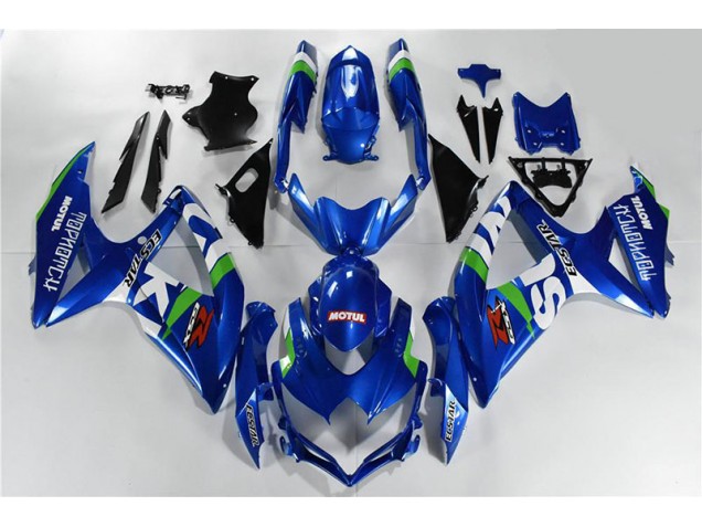 Suzuki GSXR 600 / 750 K8 2008-2010 Verkleidungen - Blau Weiß Grün Verkauf