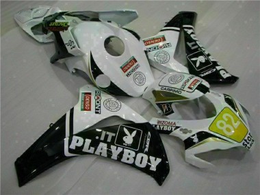 Honda CBR 1000 RR 2008-2011 Verkleidungen - Weiß Schwarz Playboy Verkauf